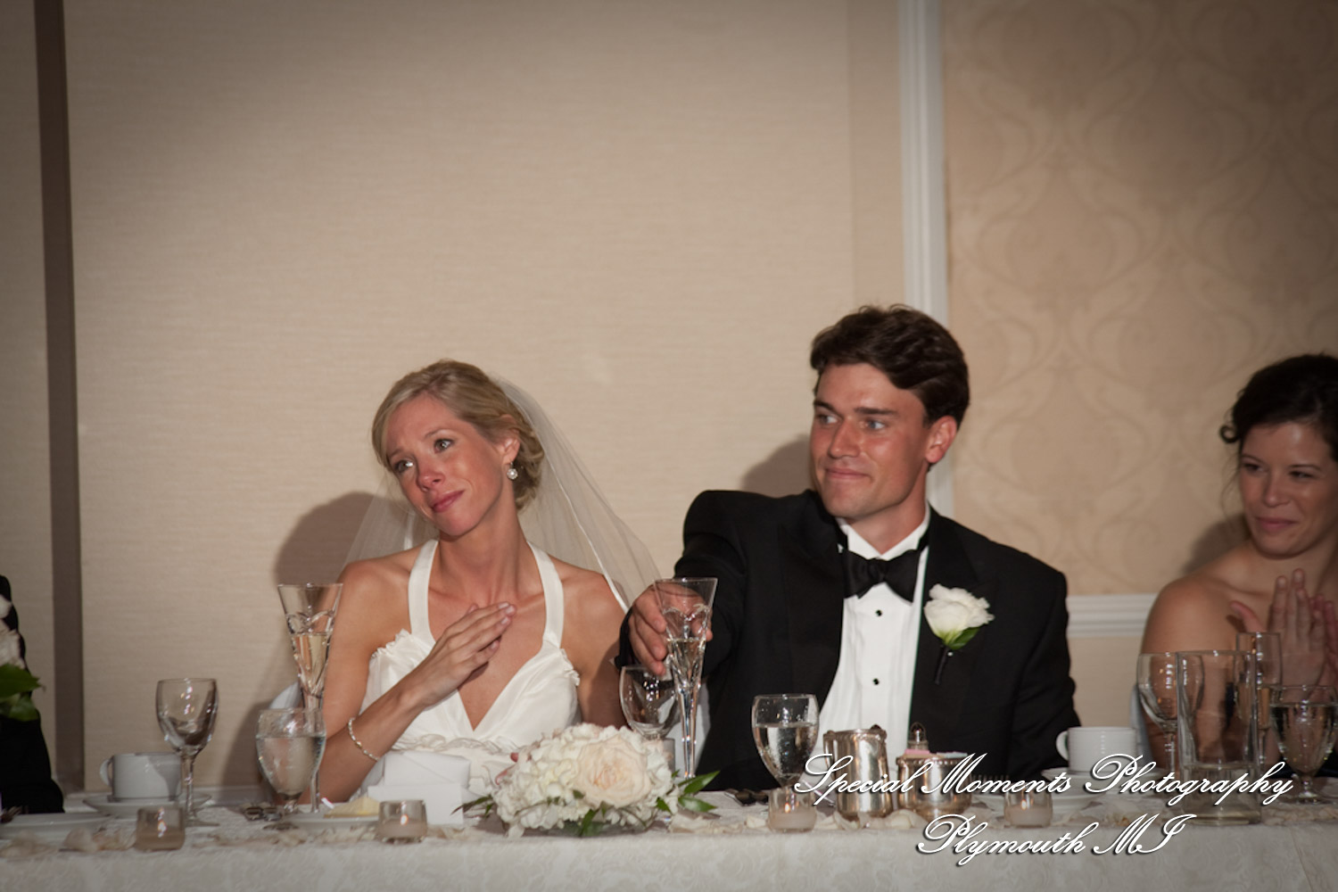 Jennifer & Jason at Dearborn Inn Dearborn MI wedding photography