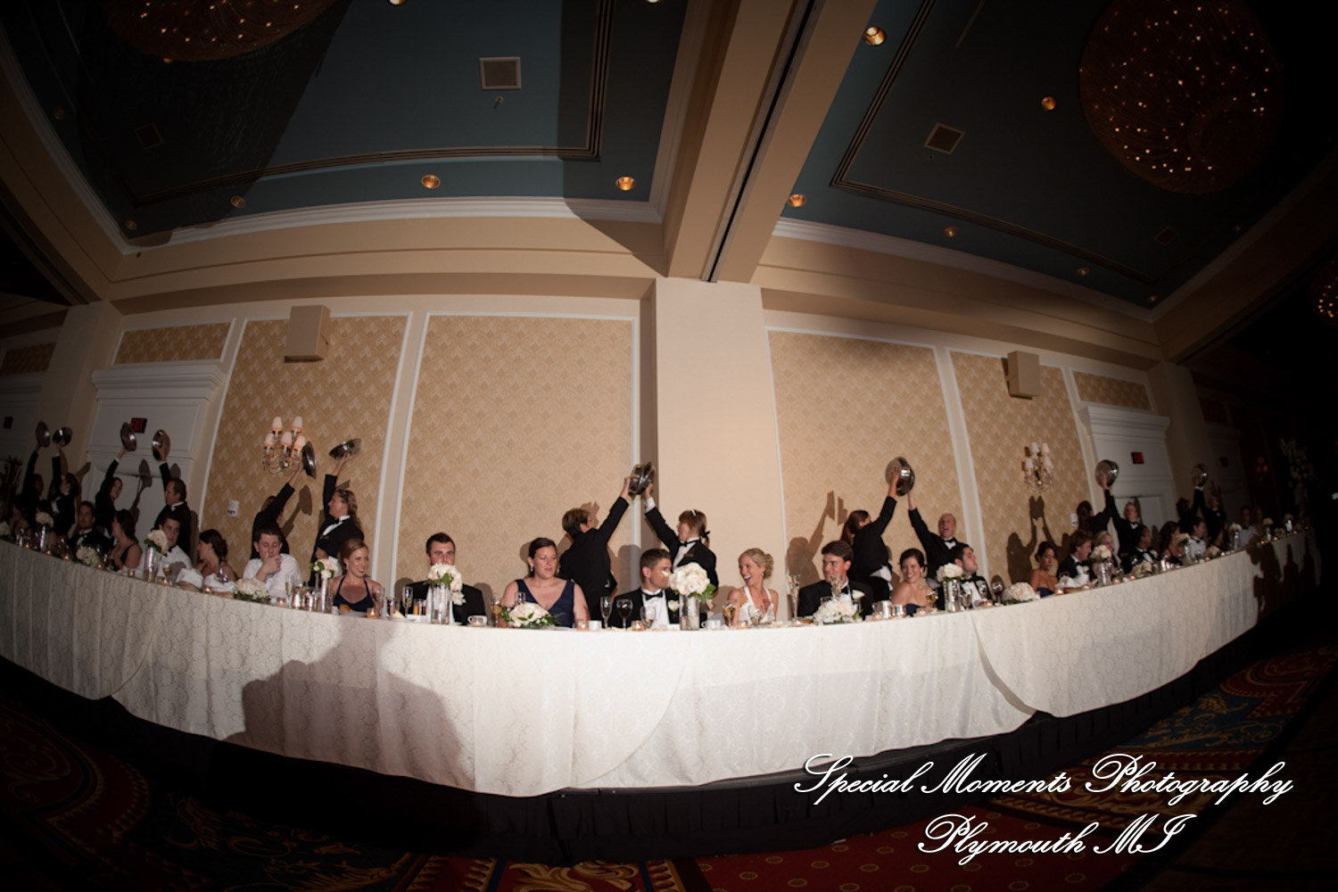 Jennifer & Jason at Dearborn Inn Dearborn MI wedding photography