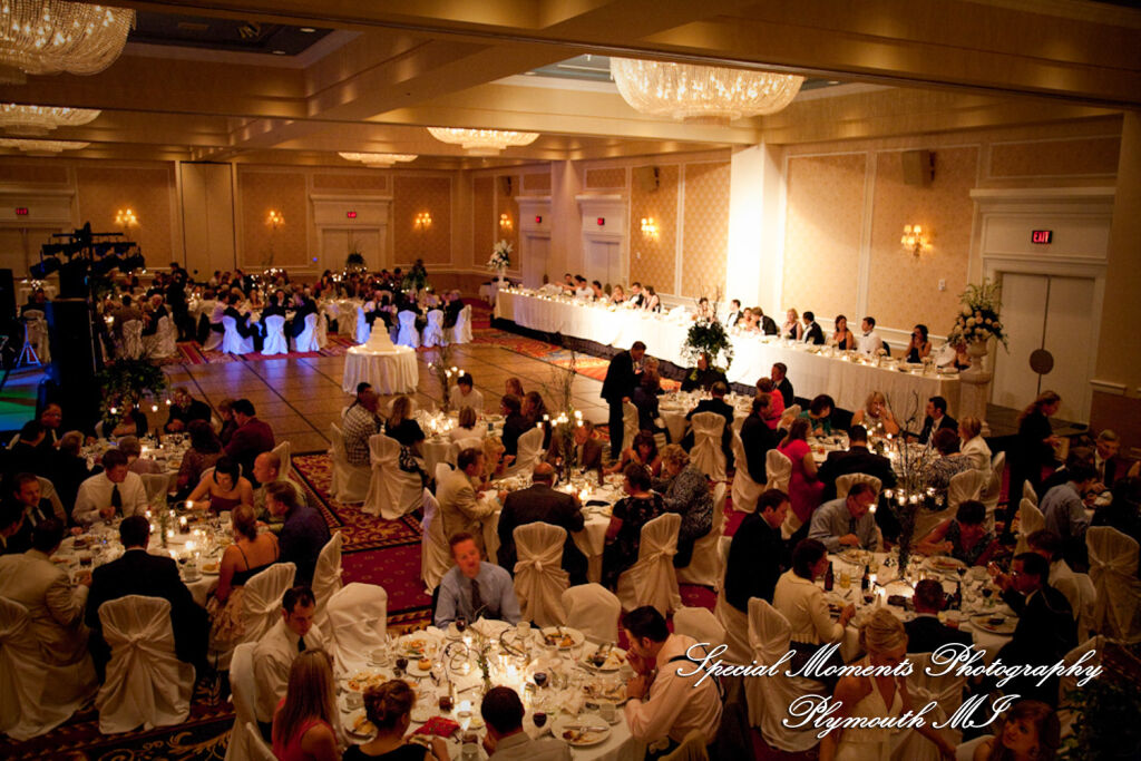 Jennifer & Jason at Dearborn Inn Dearborn MI wedding photography