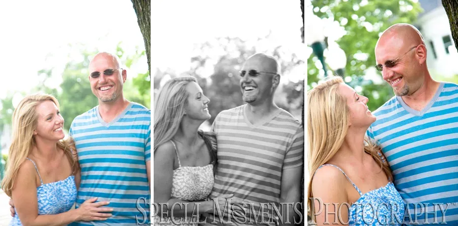 downtown Plymouth Engagement