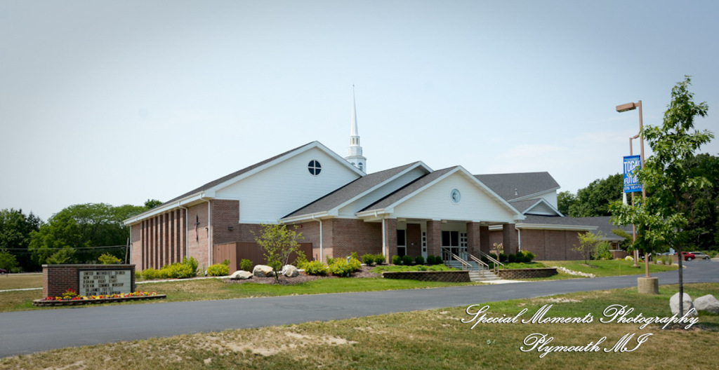 Emily & Curt at First United Methodist Saline MI wedding photography
