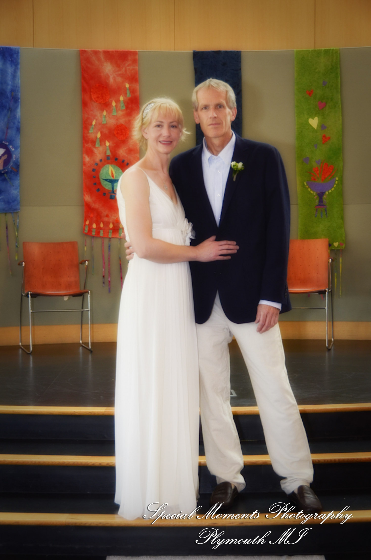 Michele & Glenn at First Unitarian Universalist Congregation Ann Arbor MI wedding photography