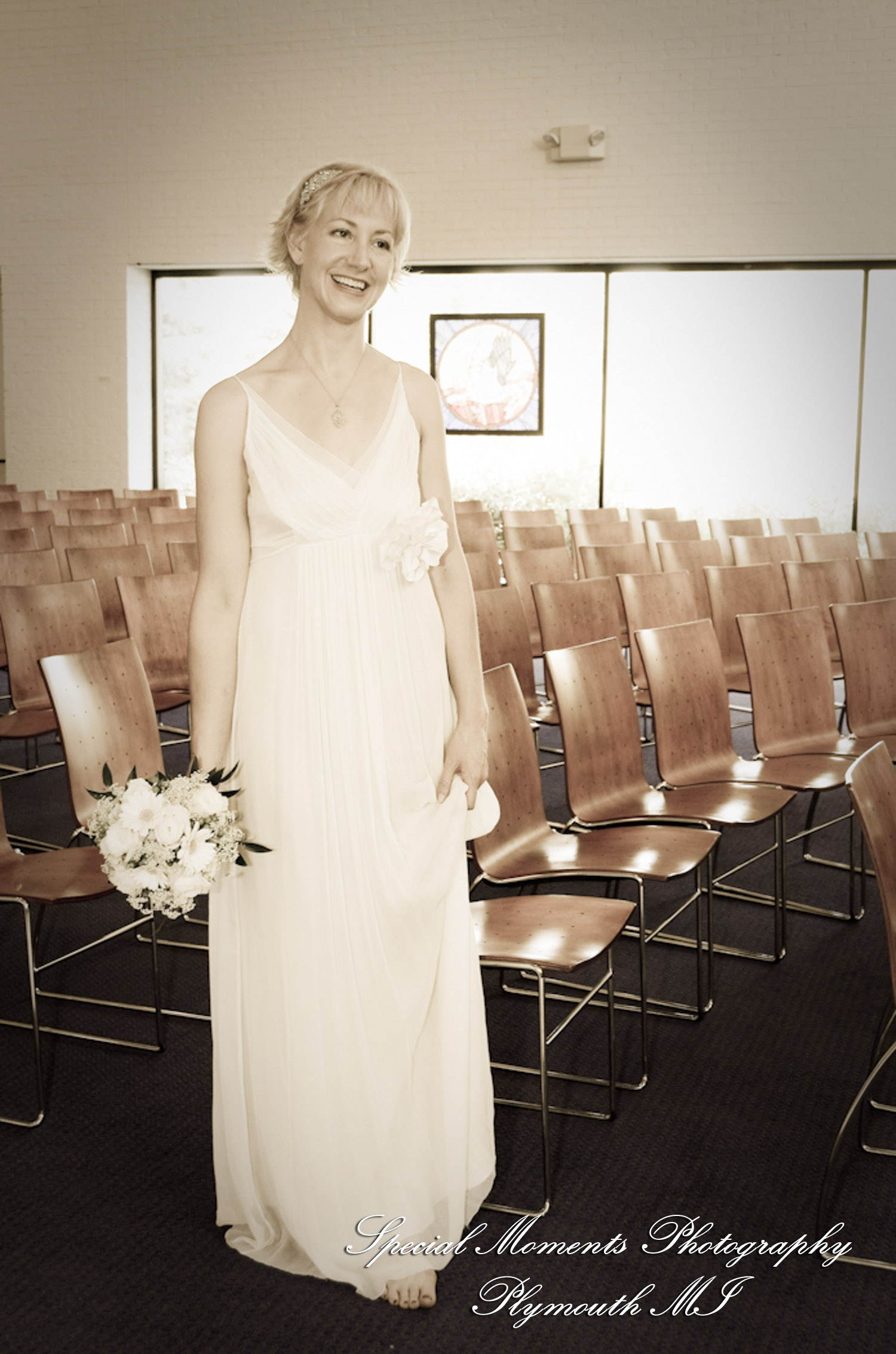 Michele & Glenn at First Unitarian Universalist Congregation Ann Arbor MI wedding photography