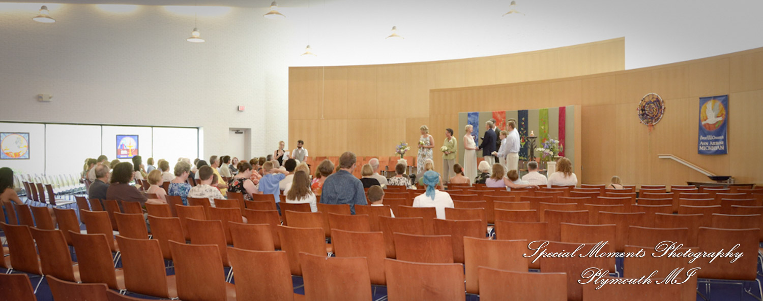 Michele & Glenn at First Unitarian Universalist Congregation Ann Arbor MI wedding photography