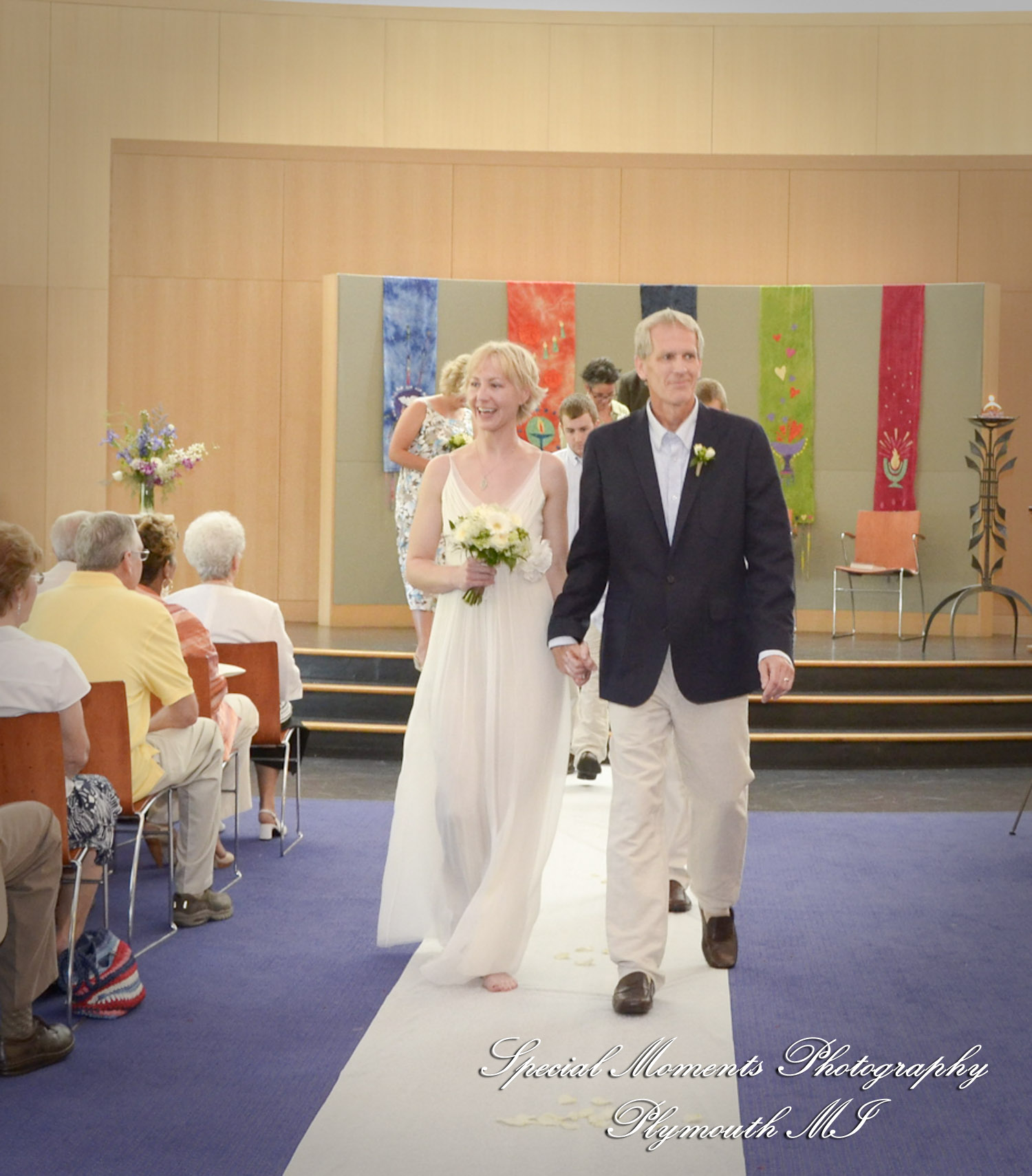 Michele & Glenn at First Unitarian Universalist Congregation Ann Arbor MI wedding photography