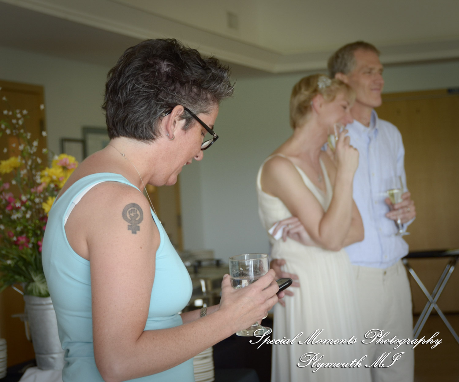 Michele & Glenn at First Unitarian Universalist Congregation Ann Arbor MI wedding photography