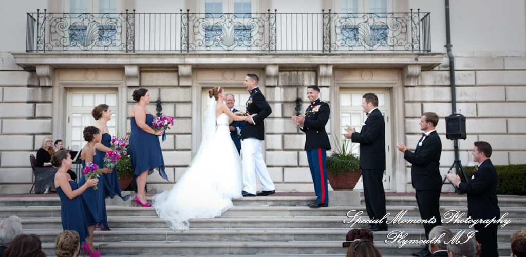 Allison & Christopher at Grosse Pointe War Memorial Grosse Pointe Farms MI wedding photography