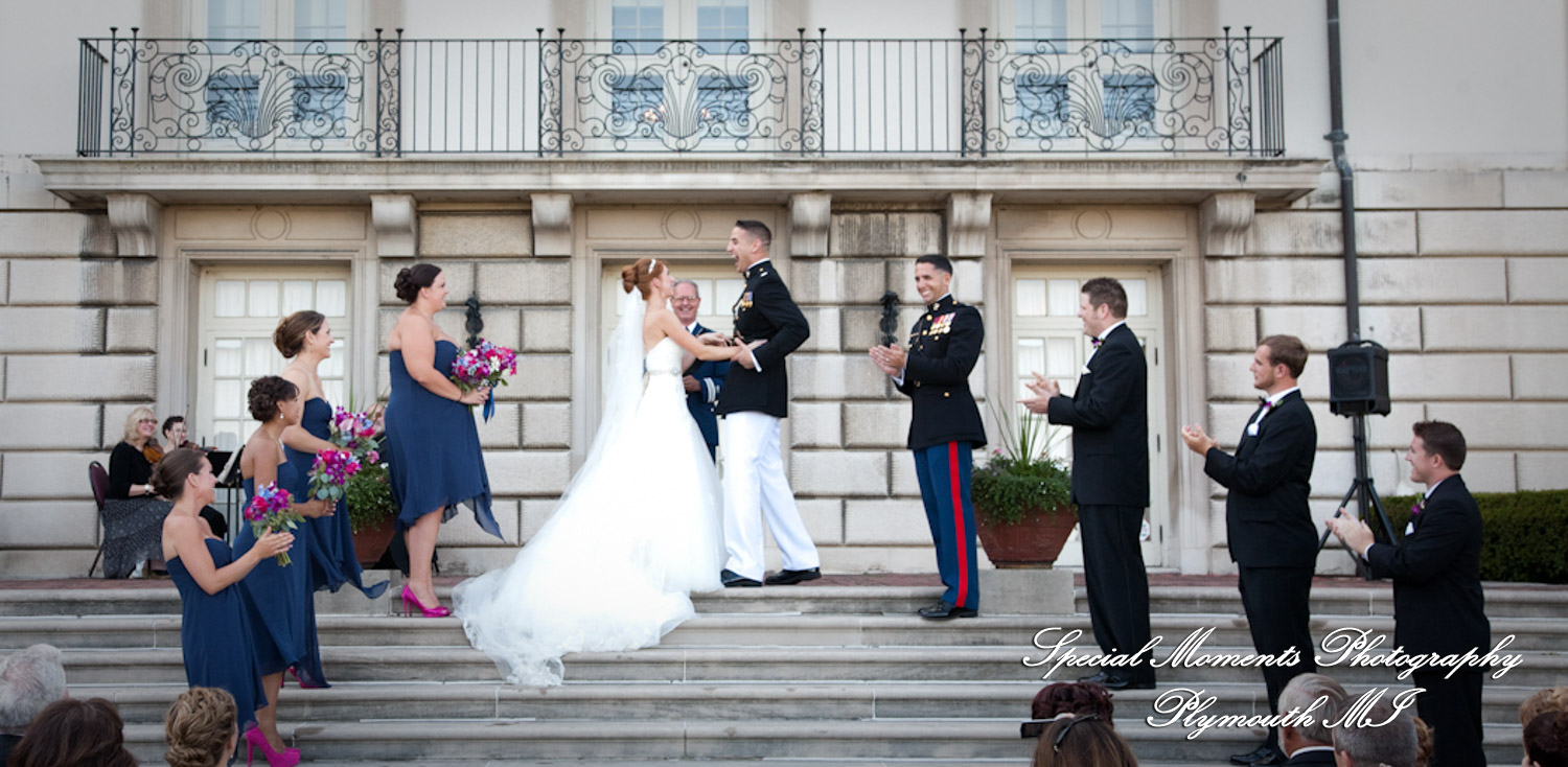 Allison & Christopher at Grosse Pointe War Memorial Grosse Pointe Farms MI wedding photography