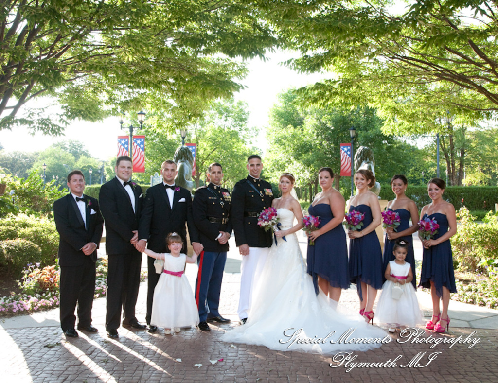 Allison & Christopher at Grosse Pointe War Memorial Grosse Pointe Farms MI wedding photography