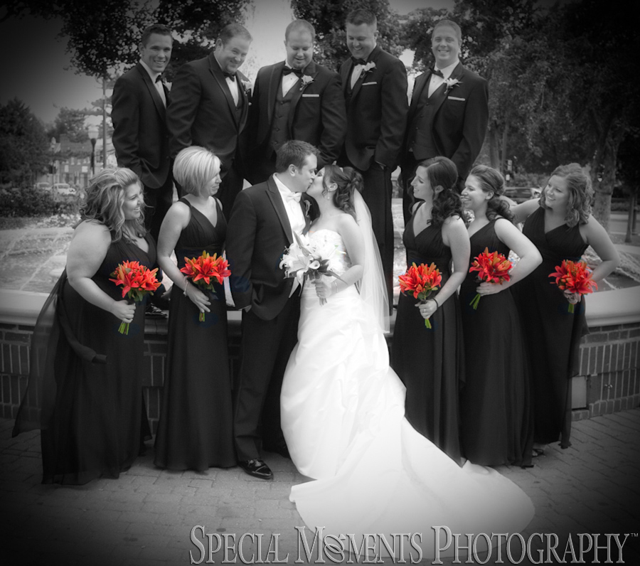 Kellogg Park Plymouth MI wedding photograph