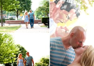 Rebecca & Alan at downtown Plymouth Engagement