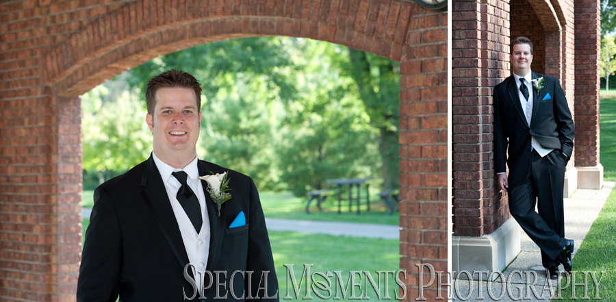 George George Memorial Park Clinton Twp. MI wedding photograph