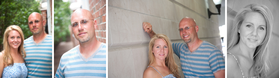 Rebecca & Alan at downtown Plymouth Engagement