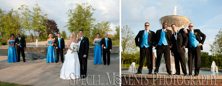 George George Memorial Park Clinton Twp. MI wedding photograph