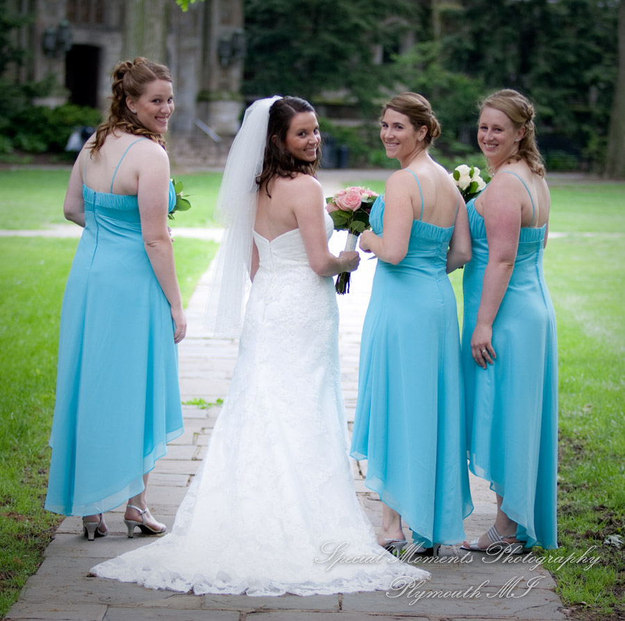 Law Quad U of M Ann Arbor MI wedding photograph