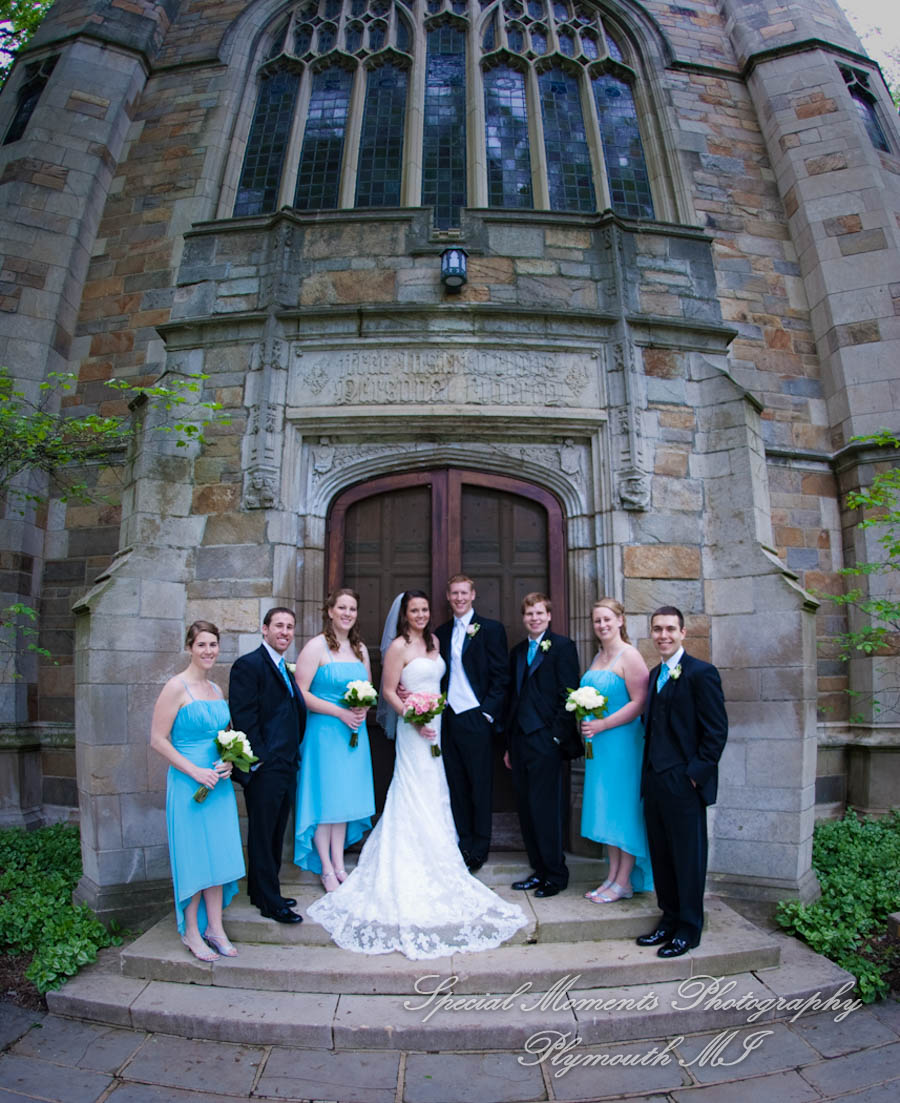 Law Quad U of M Ann Arbor MI wedding photograph