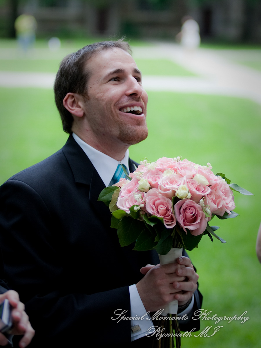 Law Quad U of M Ann Arbor MI wedding photograph