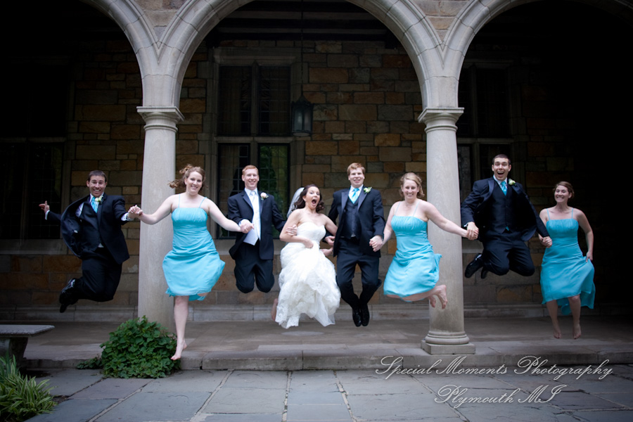 Law Quad U of M Ann Arbor MI wedding photograph