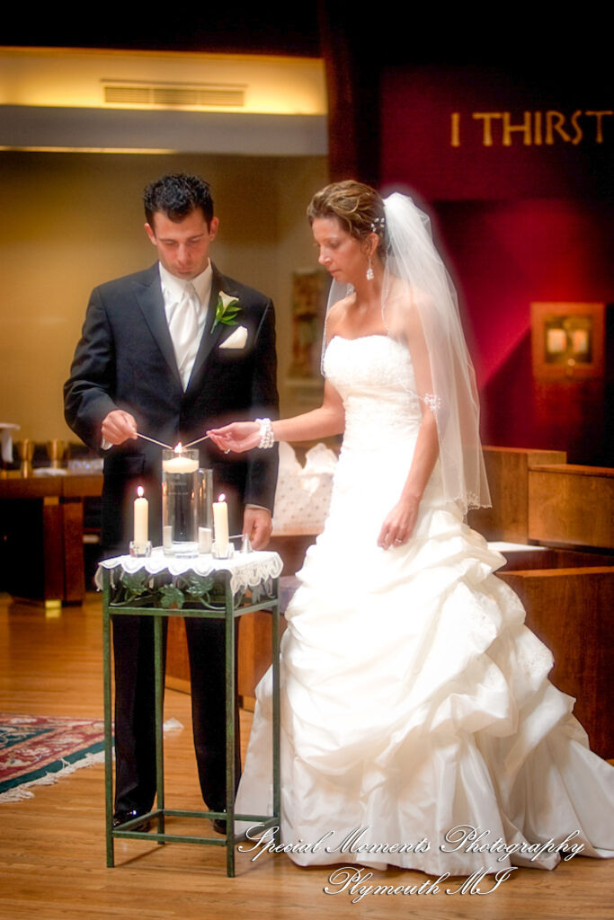 Jennifer & Matt at St. Anastasia Troy MI wedding photography