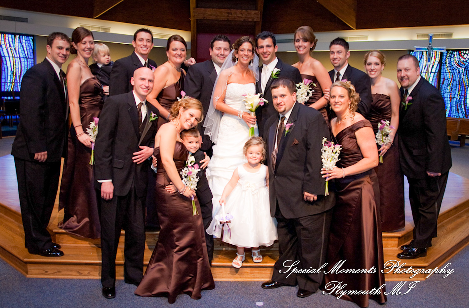 Jennifer & Matt at St. Anastasia Troy MI wedding photography