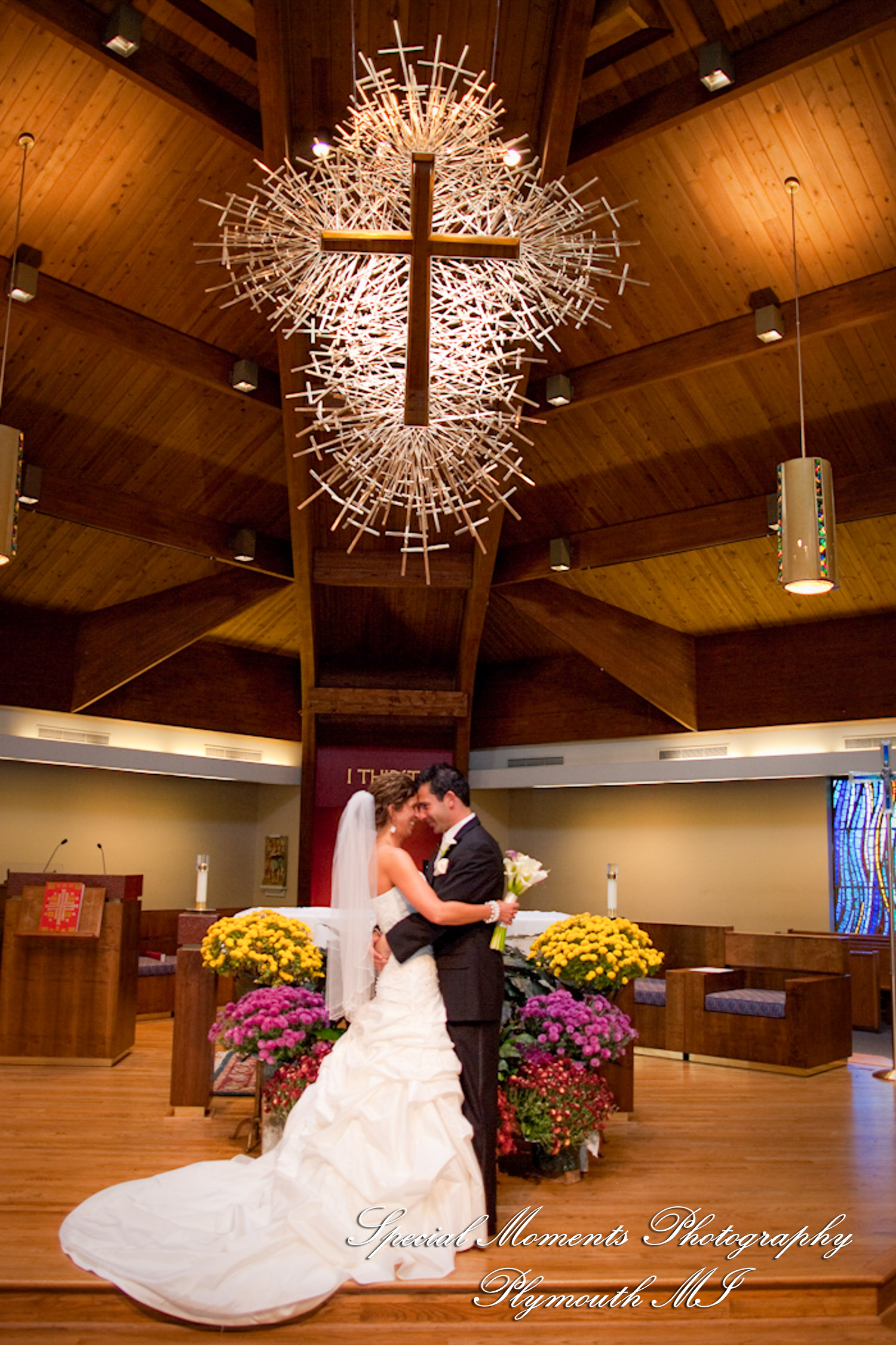 Jennifer & Matt at St. Anastasia Troy MI wedding photography