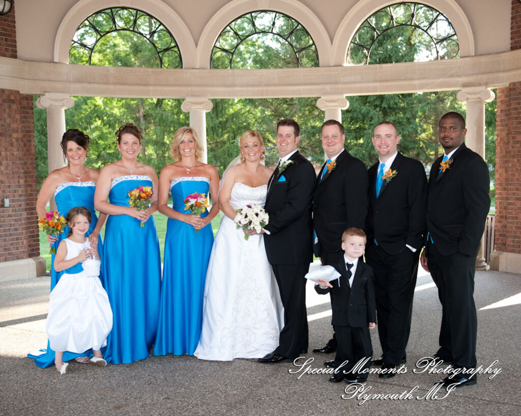 Jen & Thomas at George George Memorial Park Clinton Twp. MI wedding photography