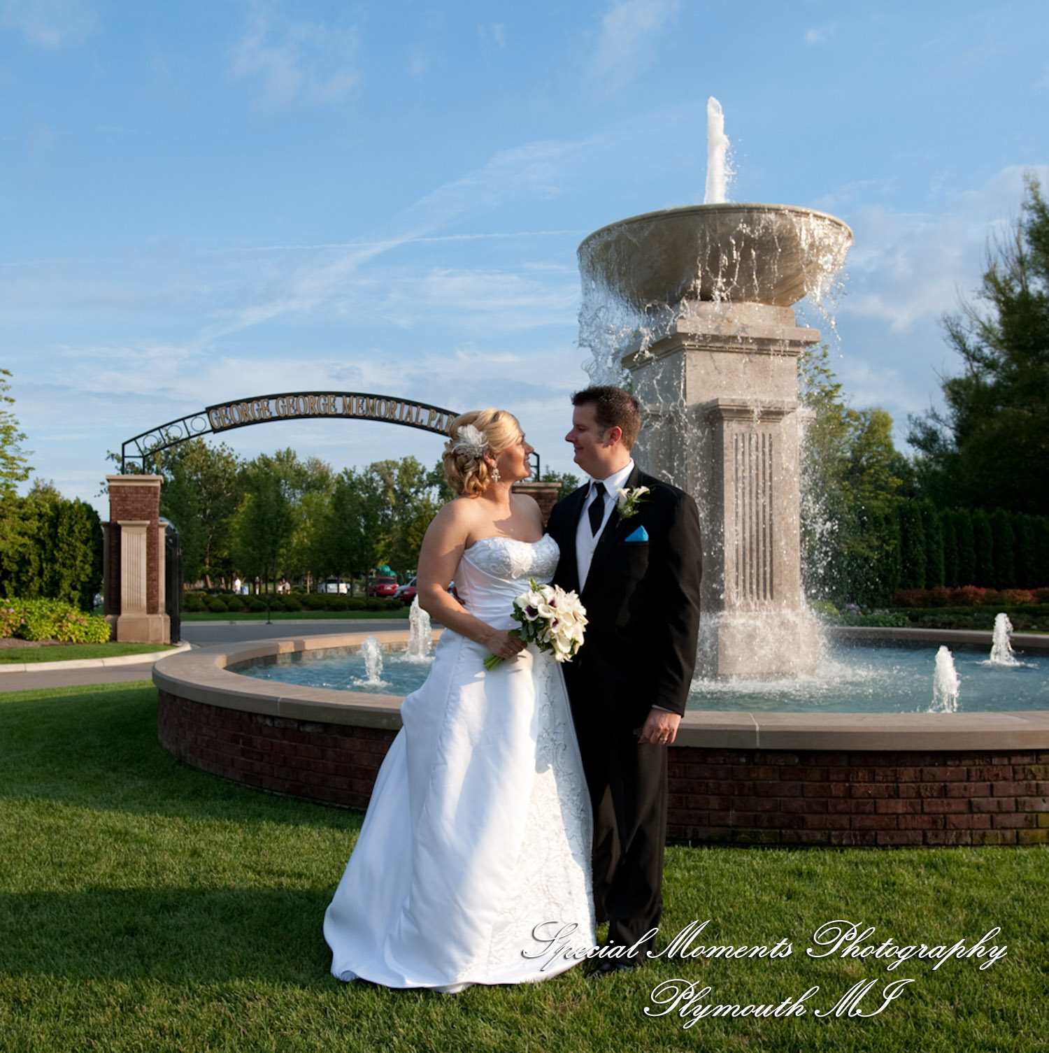 Jen & Thomas at George George Memorial Park Clinton Twp. MI wedding photography