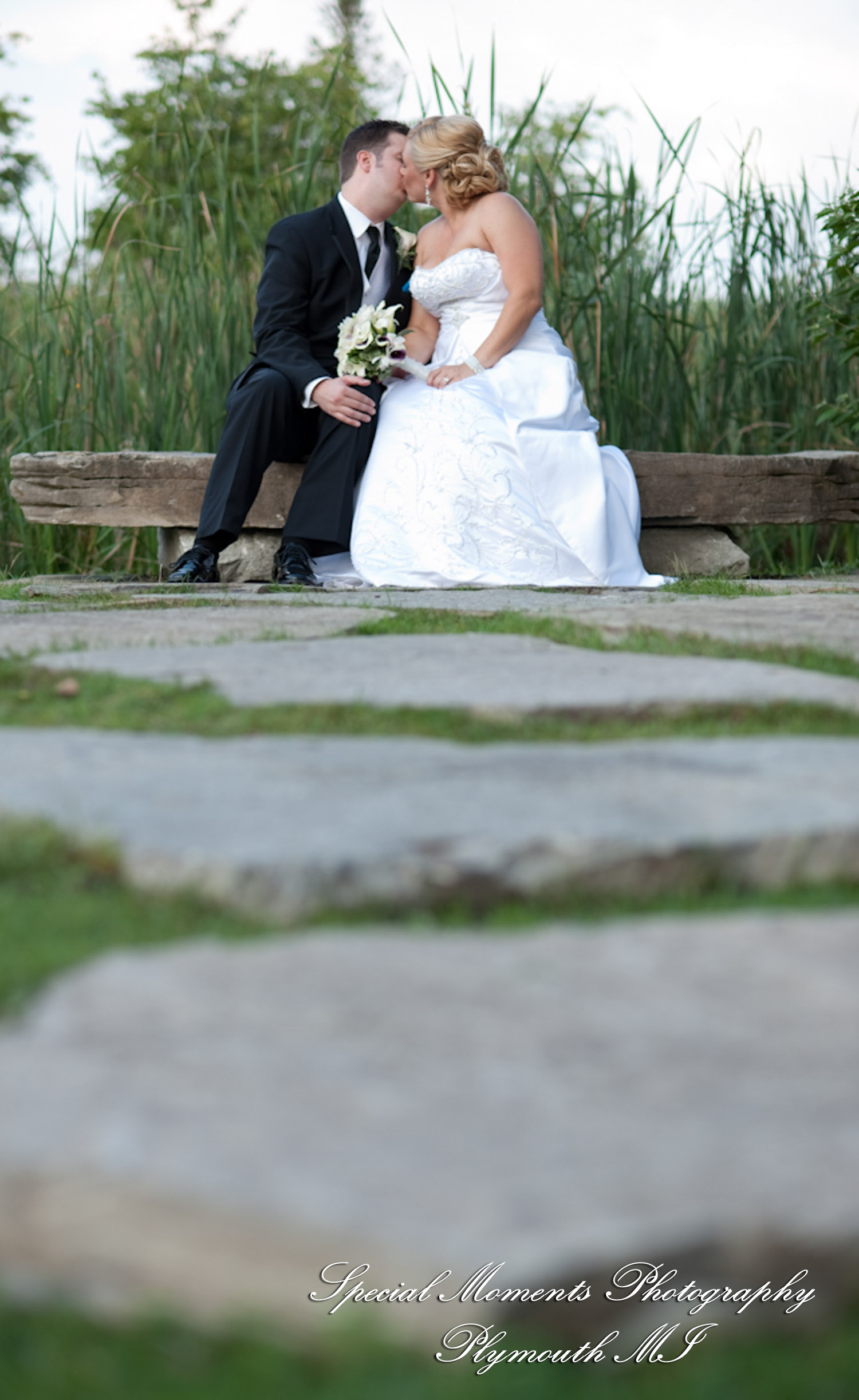 Jen & Thomas at George George Memorial Park Clinton Twp. MI wedding photography