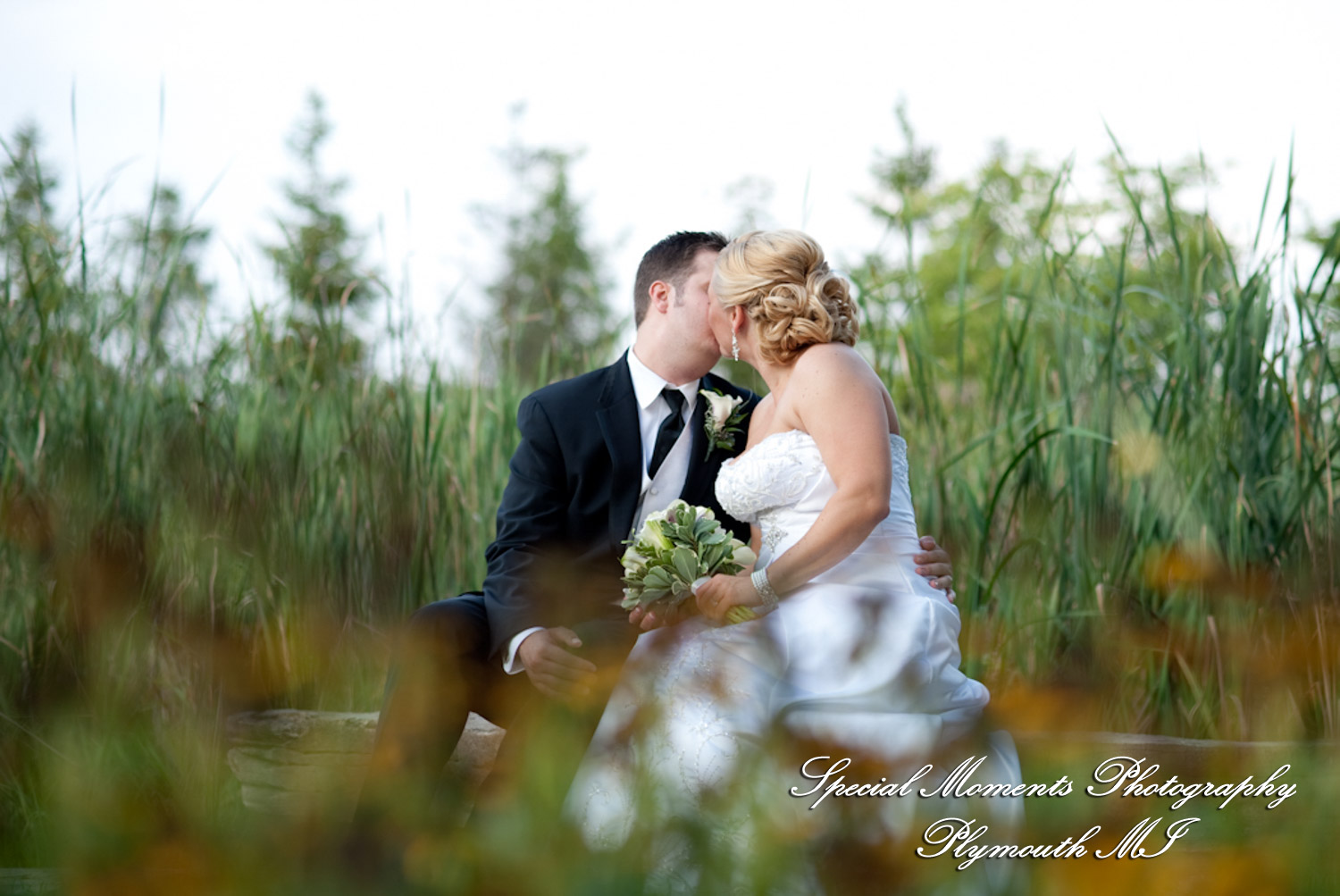 Jen & Thomas at George George Memorial Park Clinton Twp. MI wedding photography