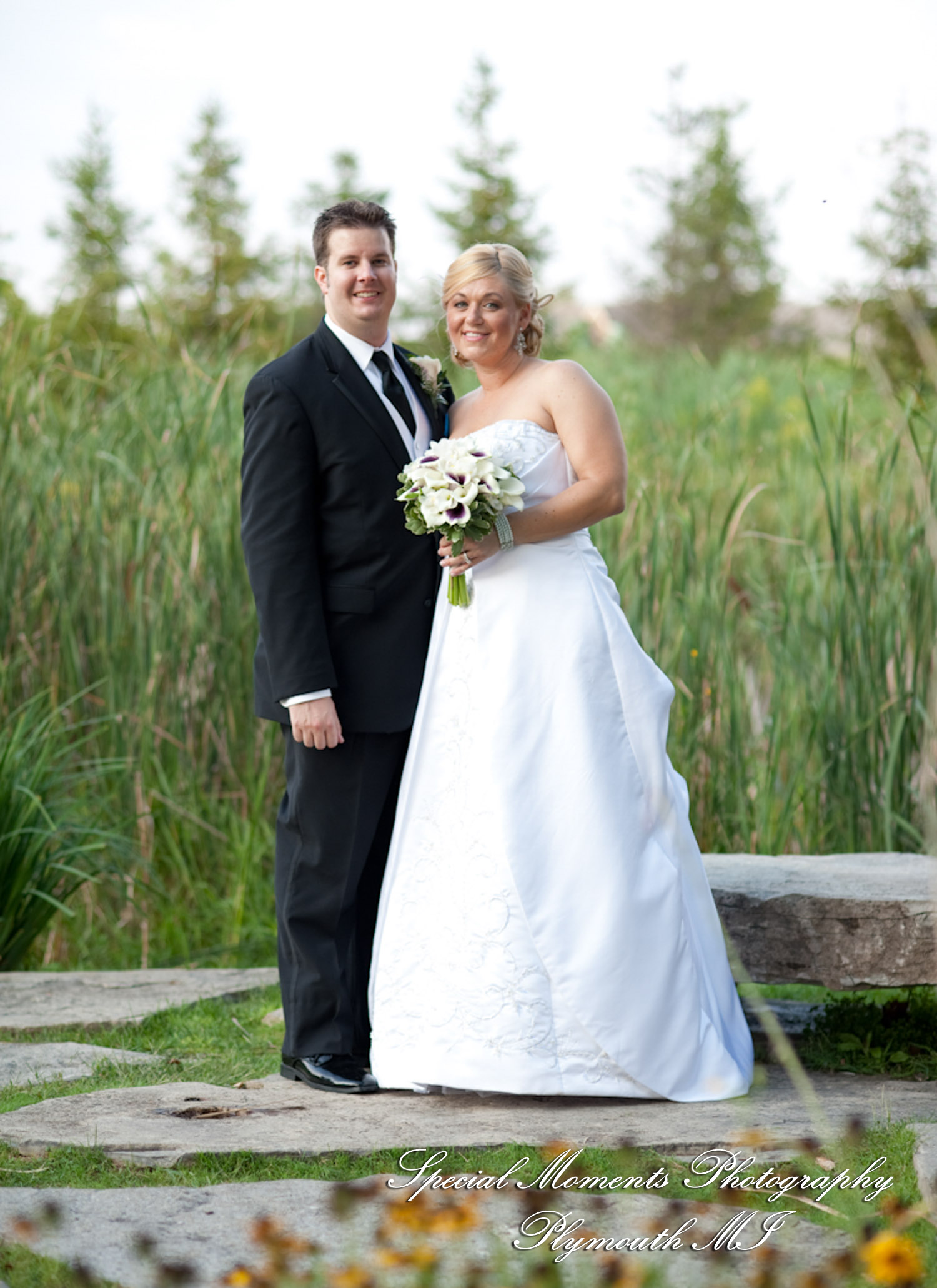 Jen & Thomas at George George Memorial Park Clinton Twp. MI wedding photography