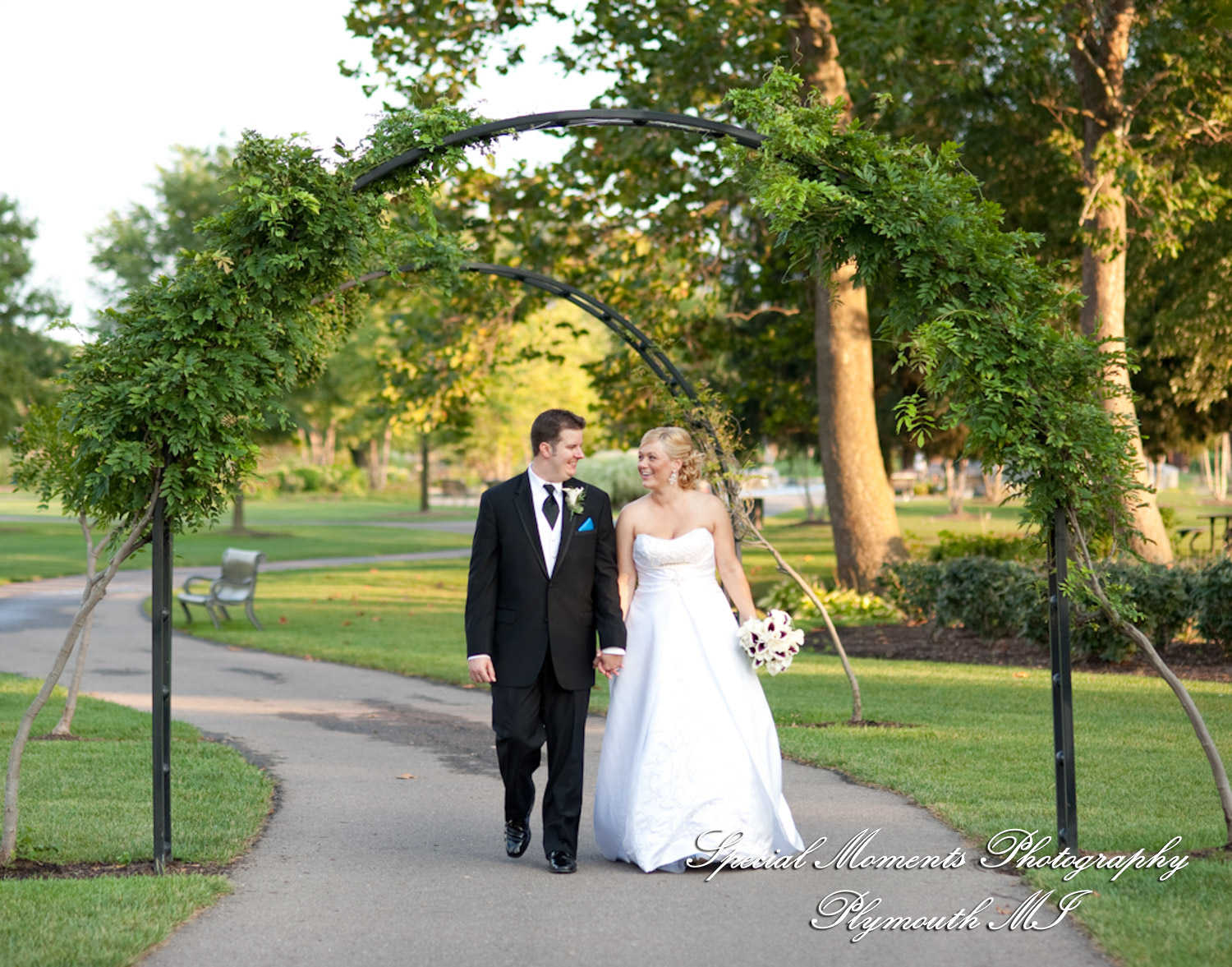 Jen & Thomas at George George Memorial Park Clinton Twp. MI wedding photography