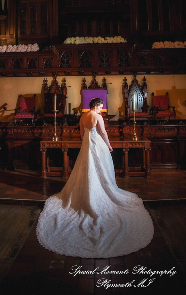 Emily & Jonathan at Fort Street Presbyterian Church Detroit MI wedding photography