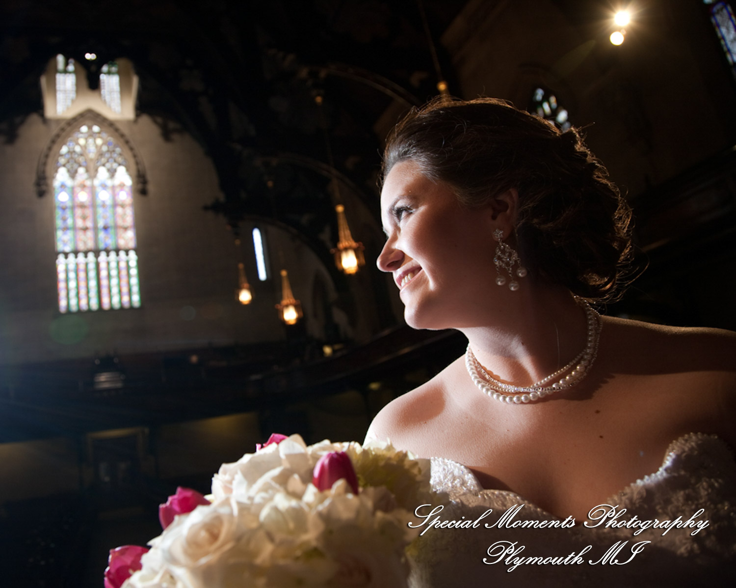 Emily & Jonathan at Fort Street Presbyterian Church Detroit MI wedding photography