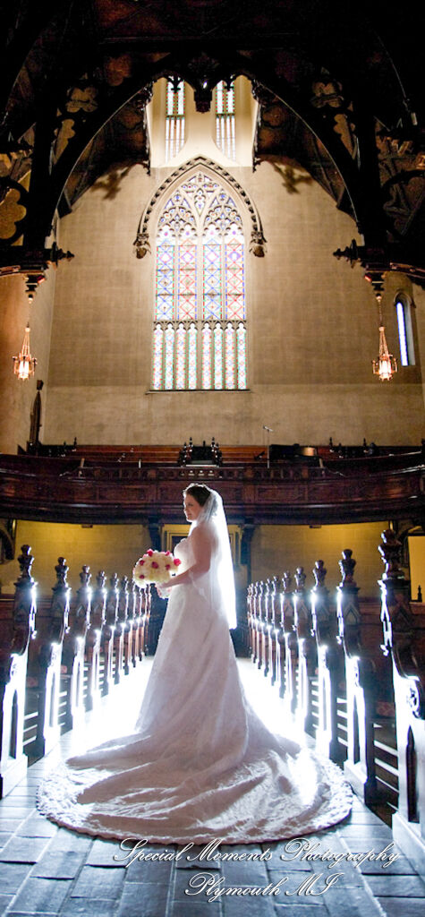 Emily & Jonathan at Fort Street Presbyterian Church Detroit MI wedding photography