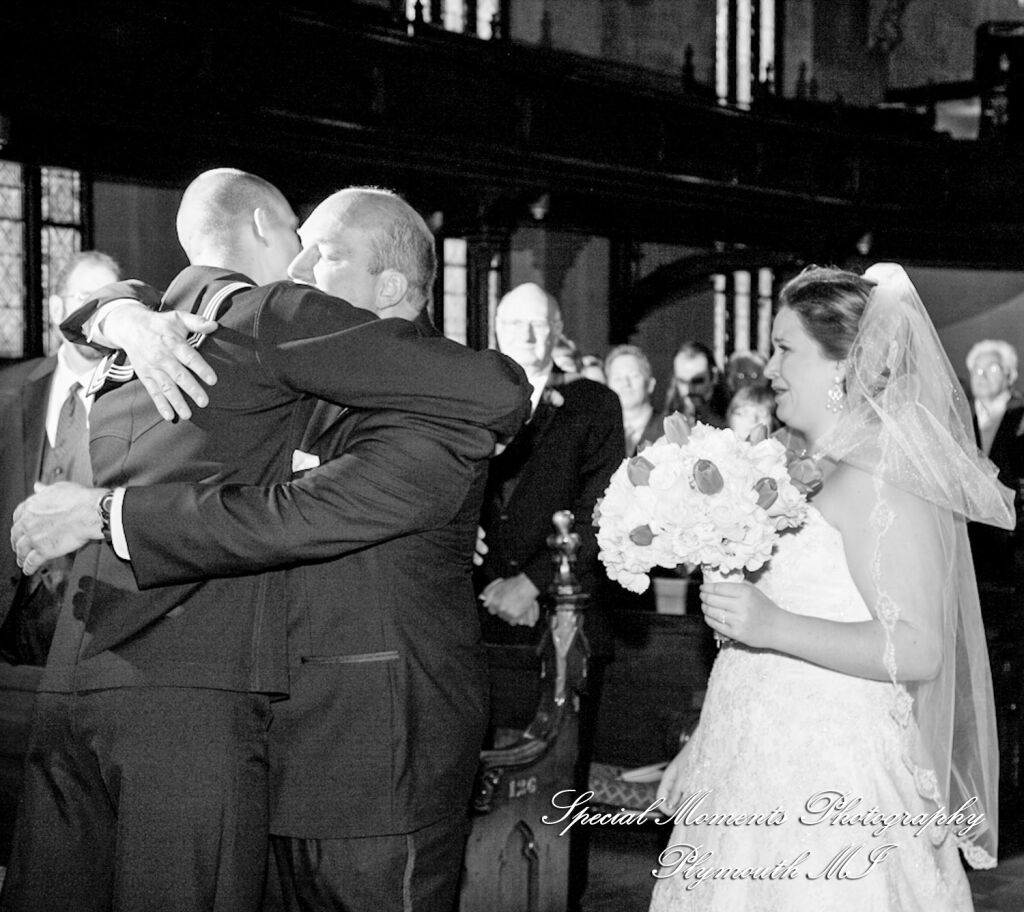Emily & Jonathan at Fort Street Presbyterian Church Detroit MI wedding photography