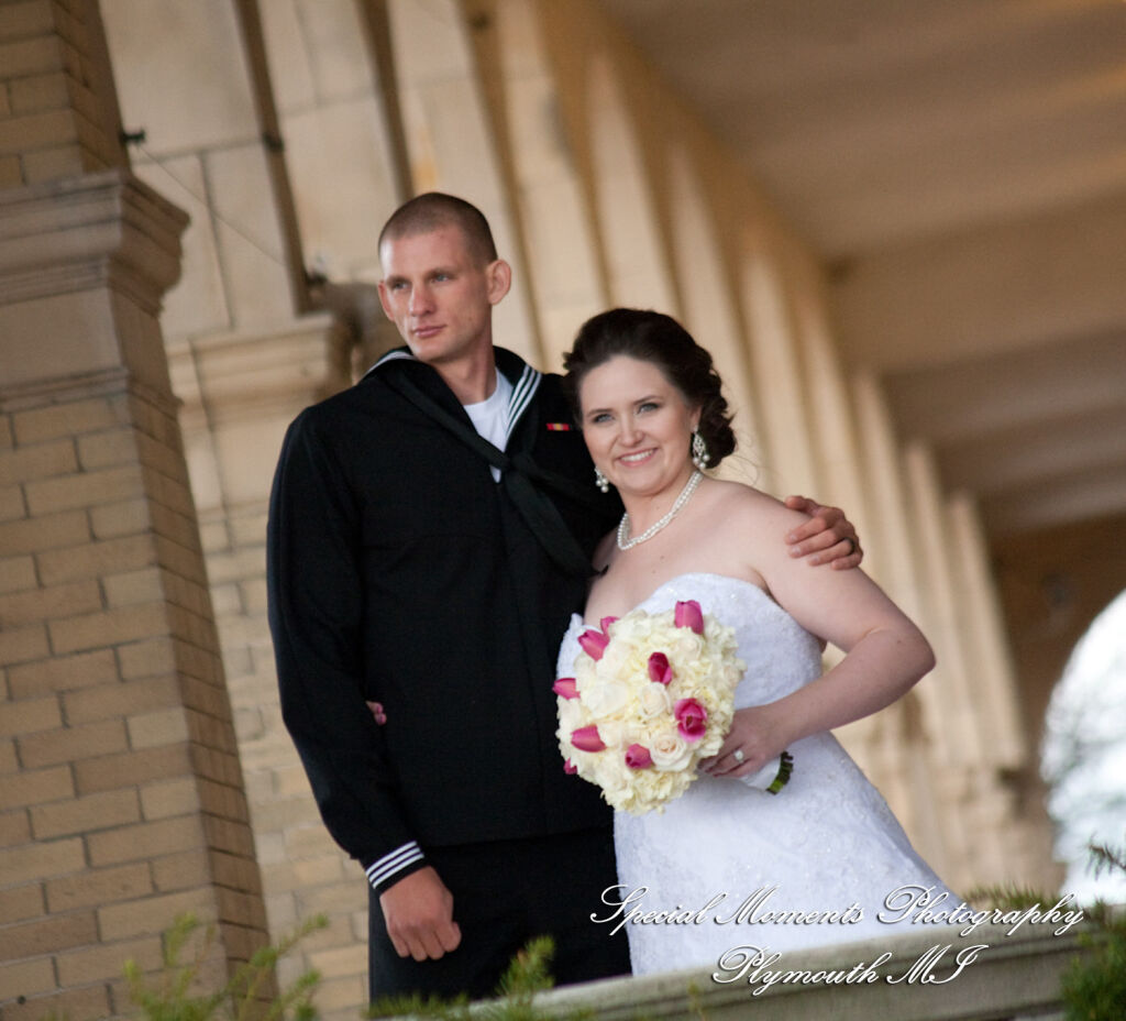Emily & Jonathan at Fort Street Presbyterian Church Detroit MI wedding photography