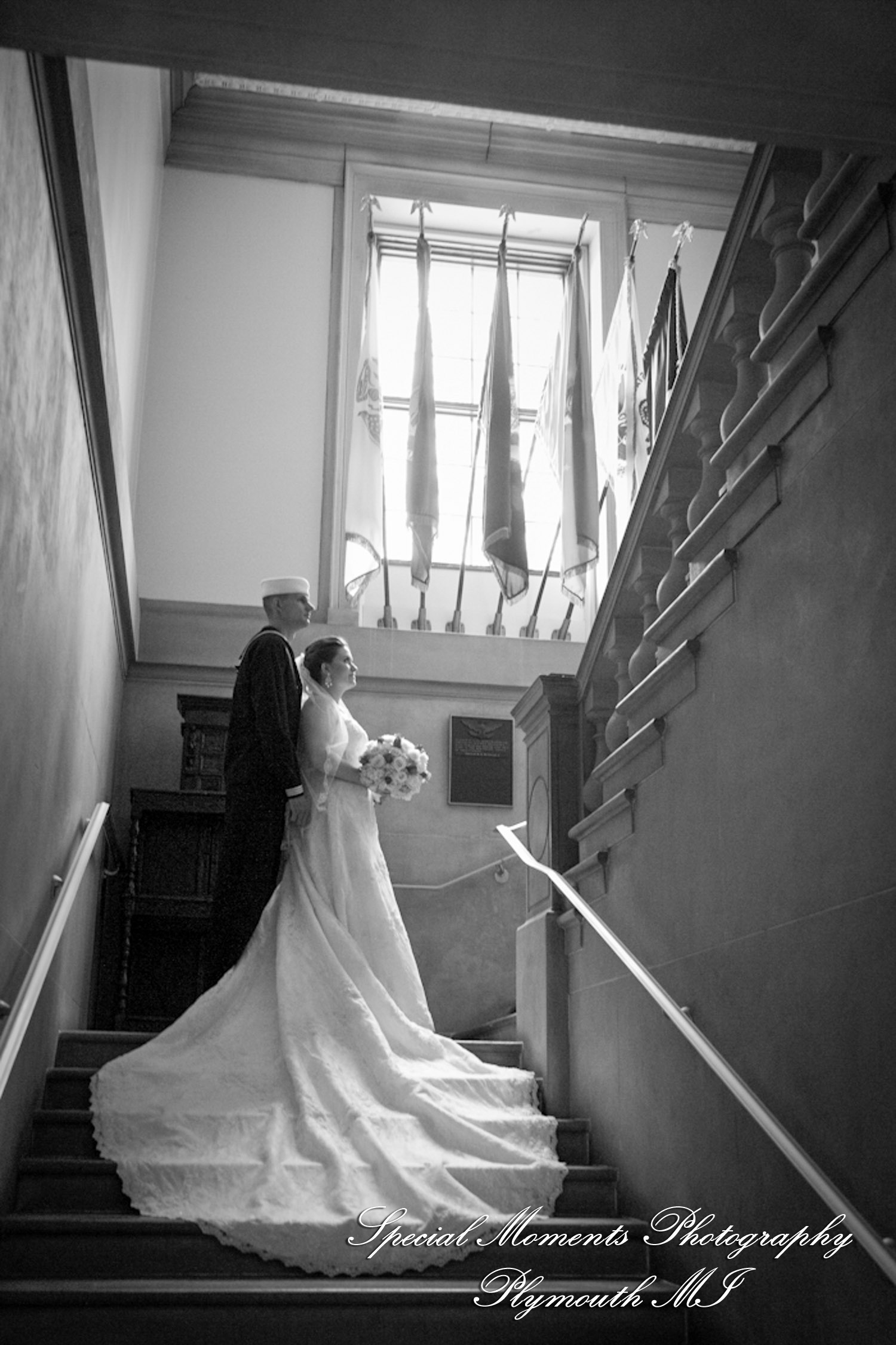 Emily & Jonathan at Grosse Pointe War Memorial Grosse Pointe Farms MI wedding photography