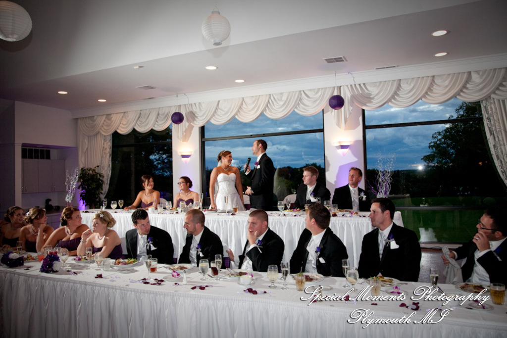 Stephanie & David at Mystic Creek Golf Club & Banquet Center Milford MI wedding photography