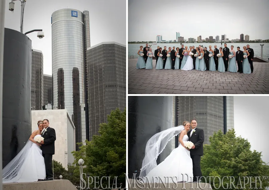 Downtown Detroit wedding