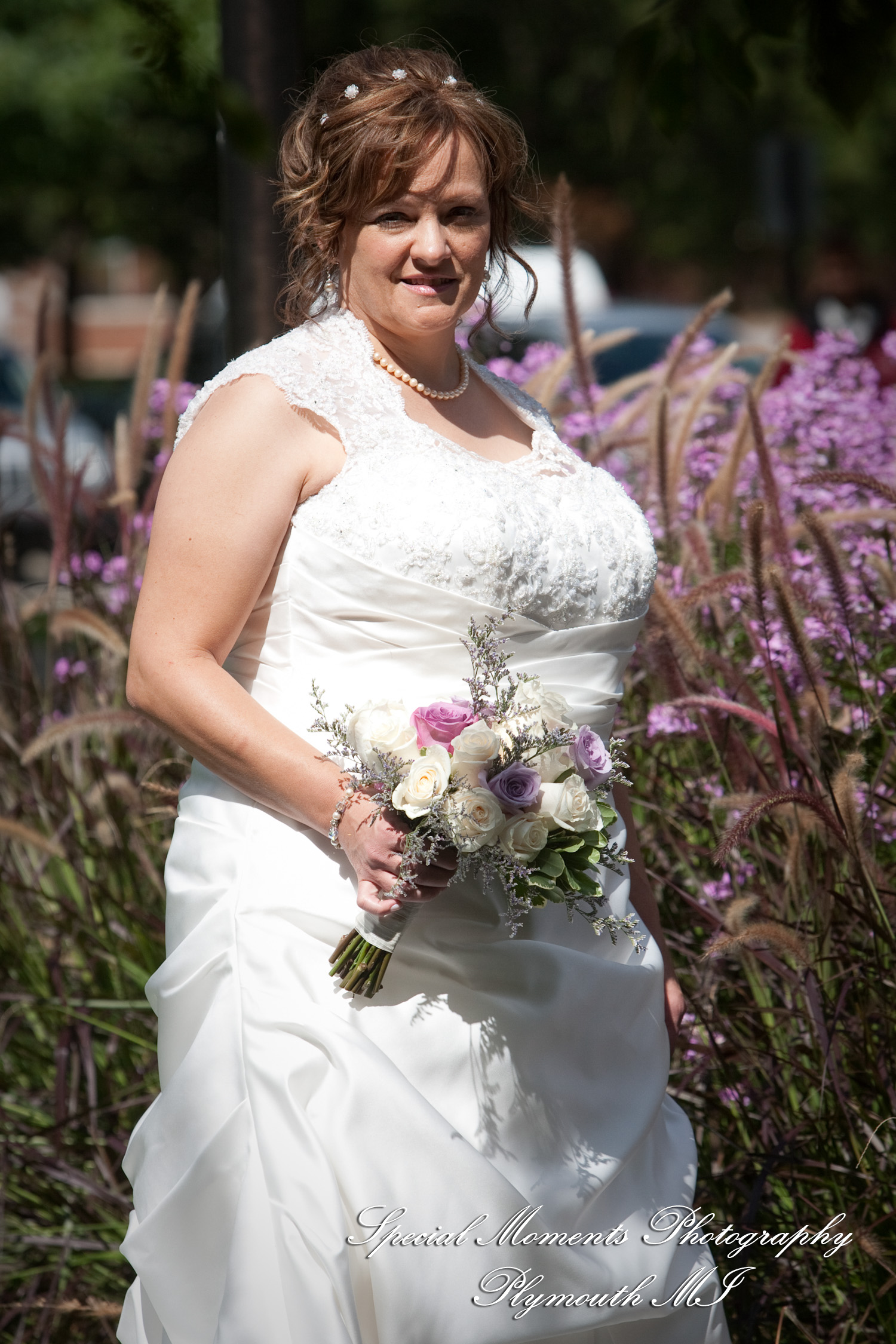 Pamela & Ron at Dearborn Inn Dearborn MI wedding photograph