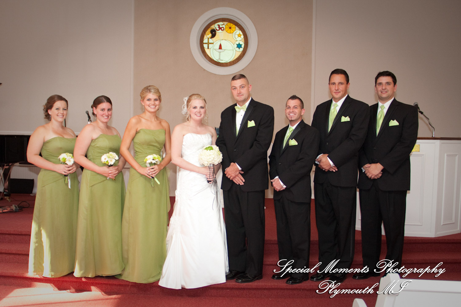 Meagan & Stephen at Unitarian Universalist Church Farmington Hills MI wedding photography