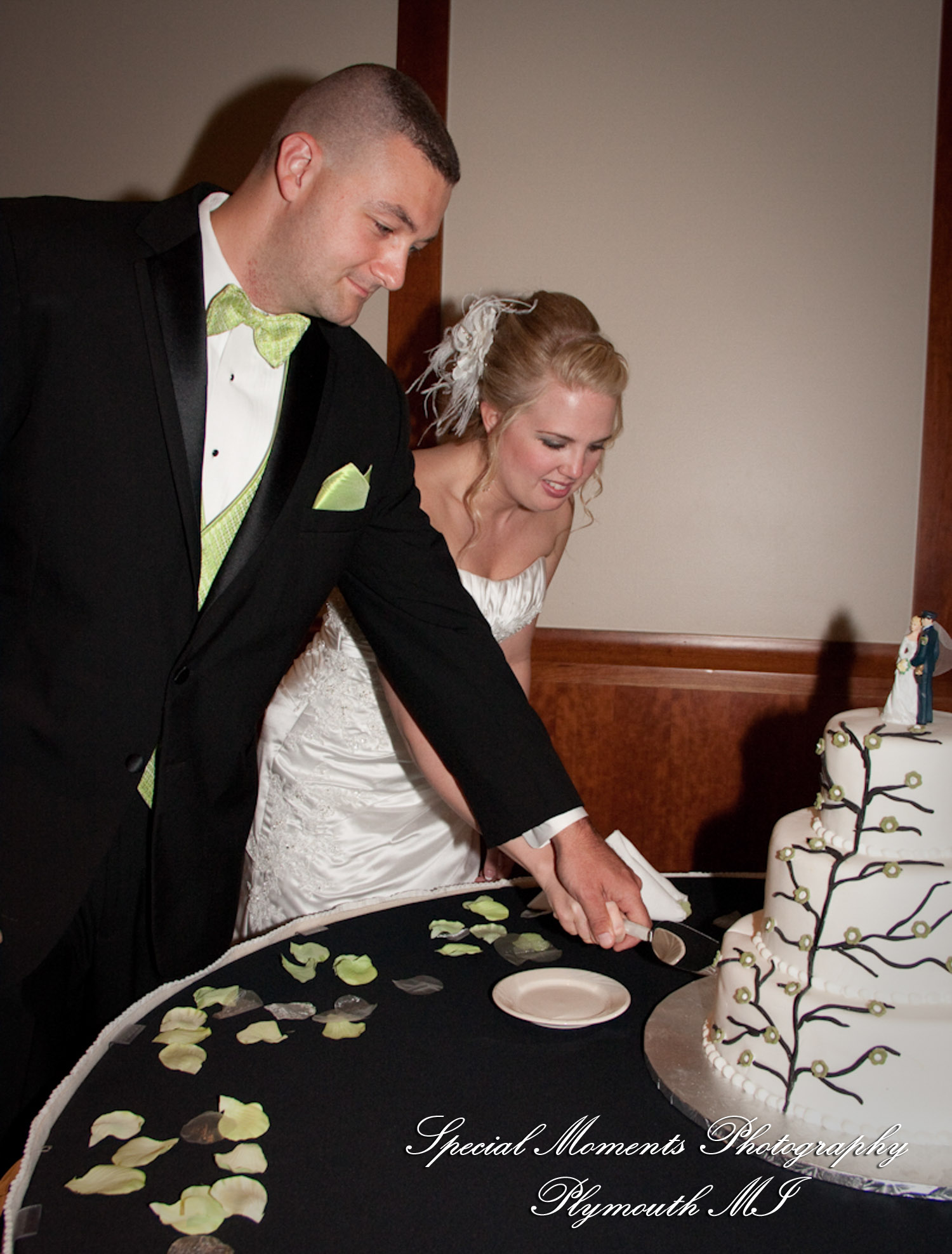 Meagan & Stephen at Burton Manor Livonia MI wedding photography