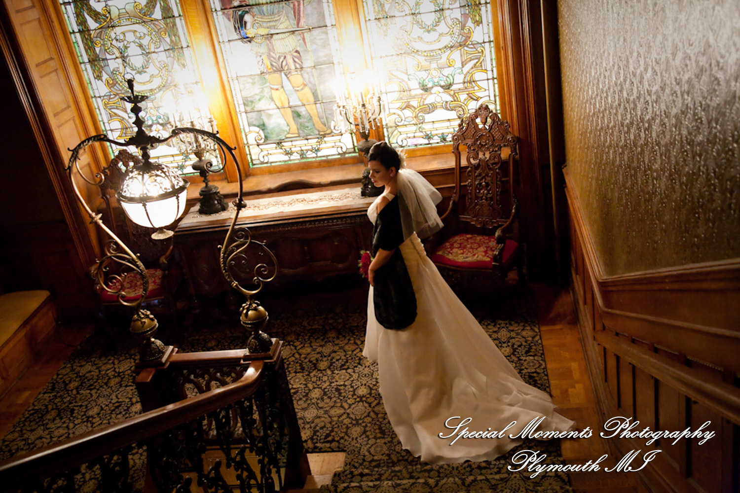 Bianca & Jack at The Whitney Detroit MI wedding photography