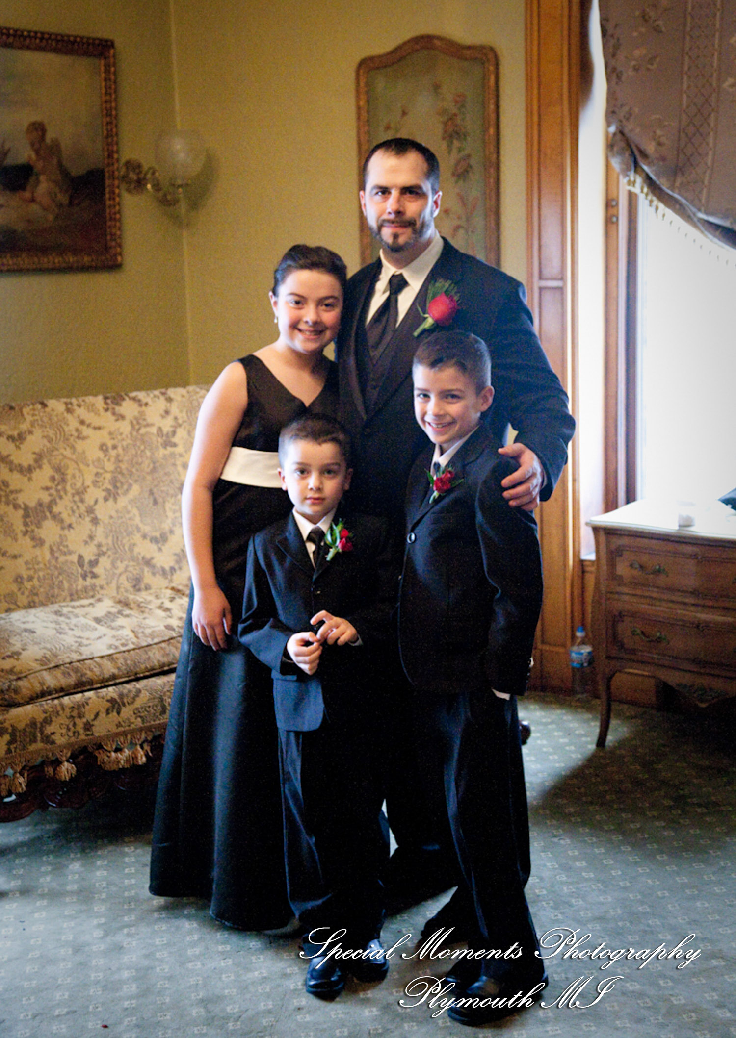 Bianca & Jack at The Whitney Detroit MI wedding photography