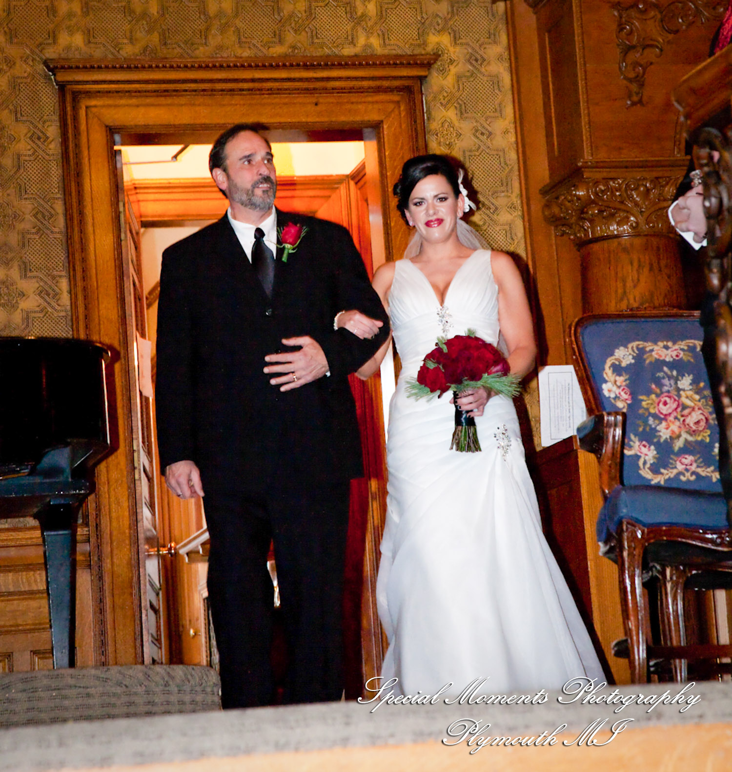 Bianca & Jack at The Whitney Detroit MI wedding photography