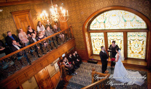 Bianca & Jack at The Whitney Detroit MI wedding photography