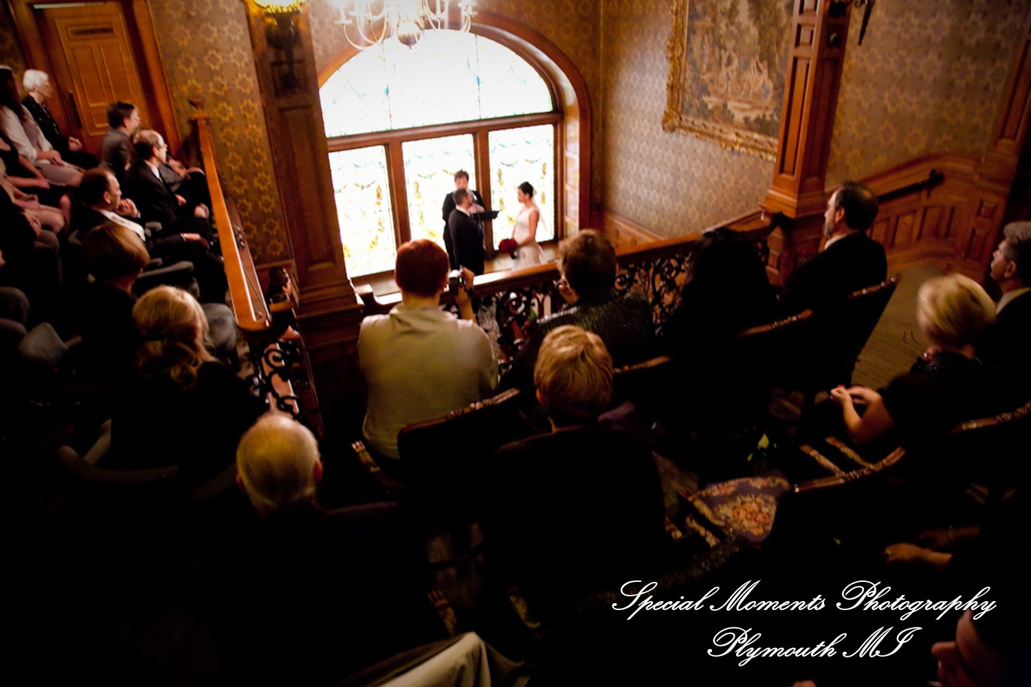 Bianca & Jack at The Whitney Detroit MI wedding photography