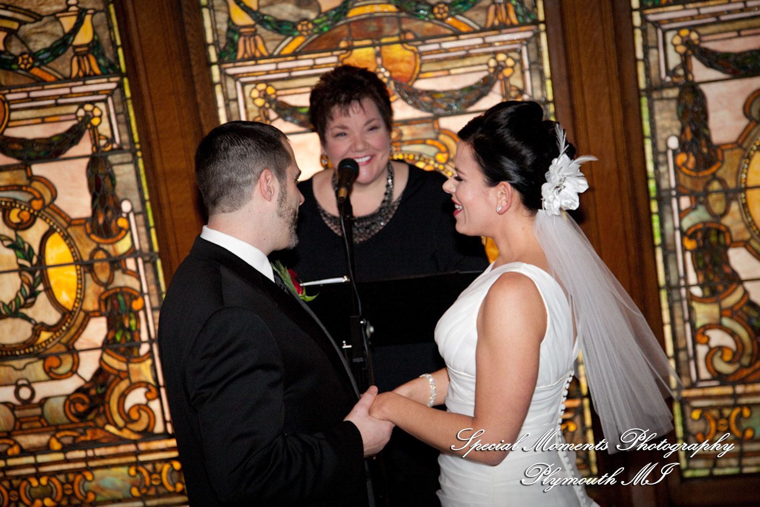 Bianca & Jack at The Whitney Detroit MI wedding photography