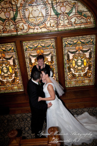 Bianca & Jack at The Whitney Detroit MI wedding photography