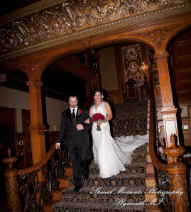 Bianca & Jack at The Whitney Detroit MI wedding photography